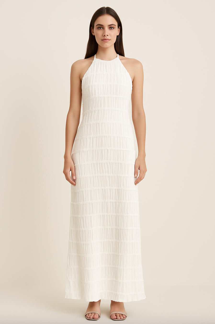 Alana | Dames Elegant Sommer Maxikjole | Maxi