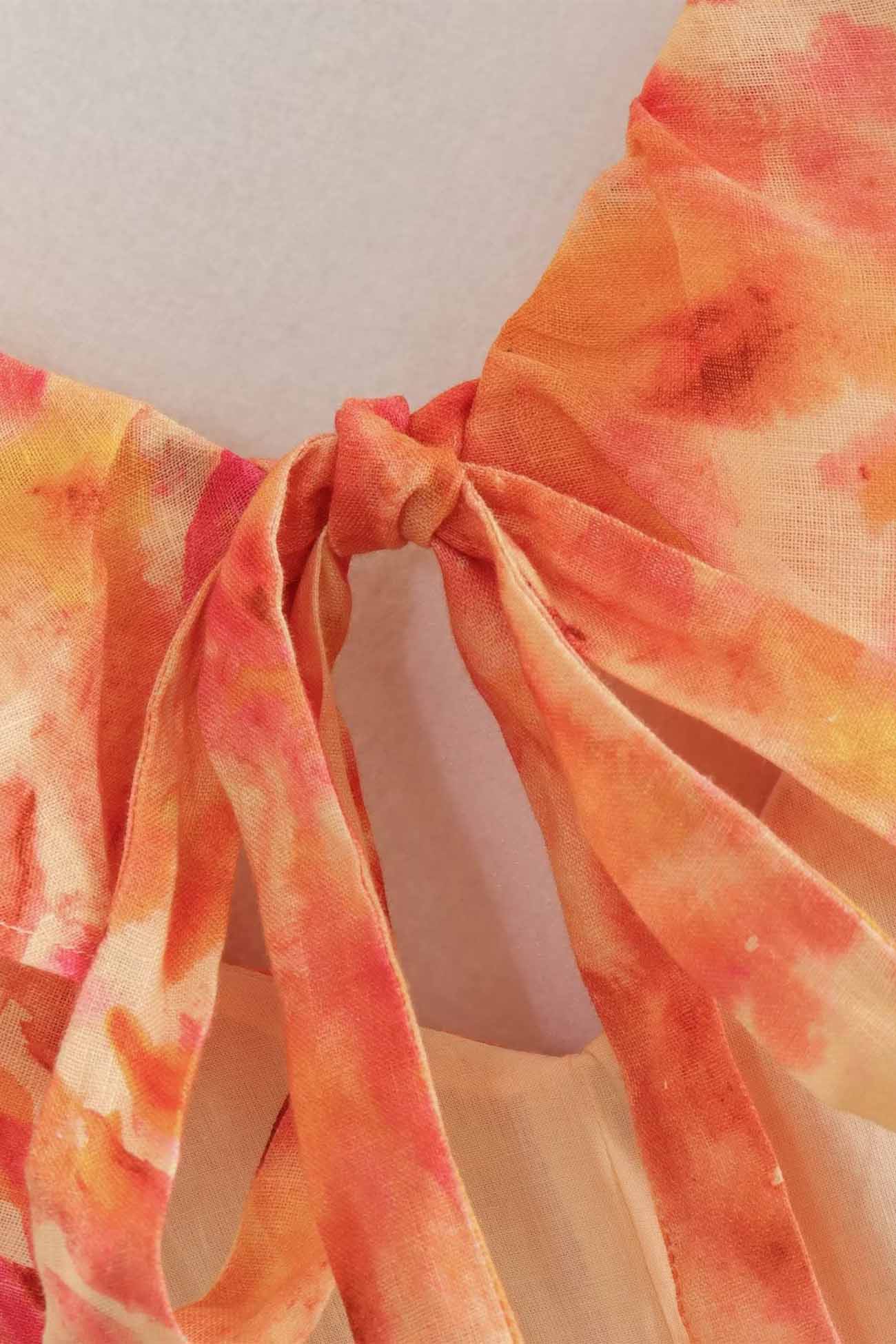 Amara | Elegant Sommer Maxi Kjole - Uden Ærmer med Flæse Stropper