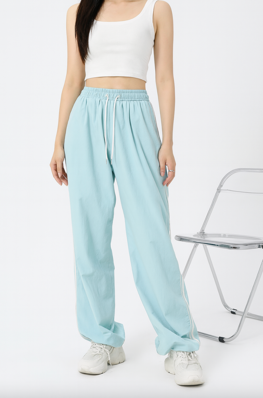 Astrid | Dame Sportiv Komfort Wide-Leg Bukser | Elastisk