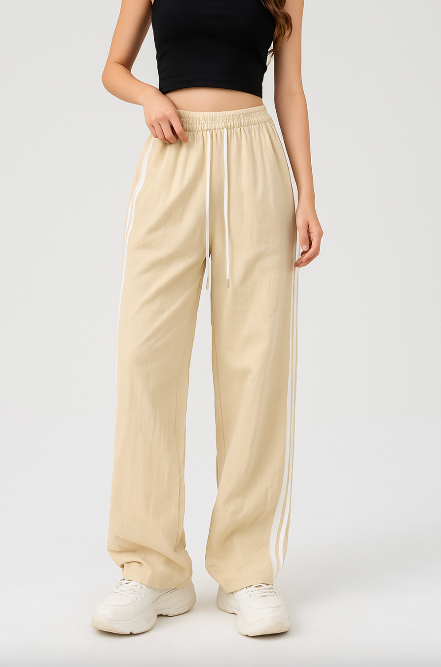 Astrid | Dame Sportiv Komfort Wide-Leg Bukser | Elastisk