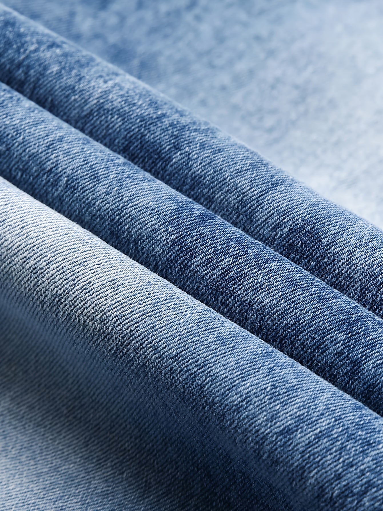 Baggy Herrejeans Med Bleg Vask Og Synlige Sømme | Streetwear