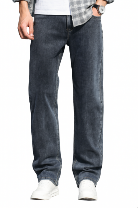 Baggy Herrejeans Med Løs Pasform Og Let Vask | Afslappet Look