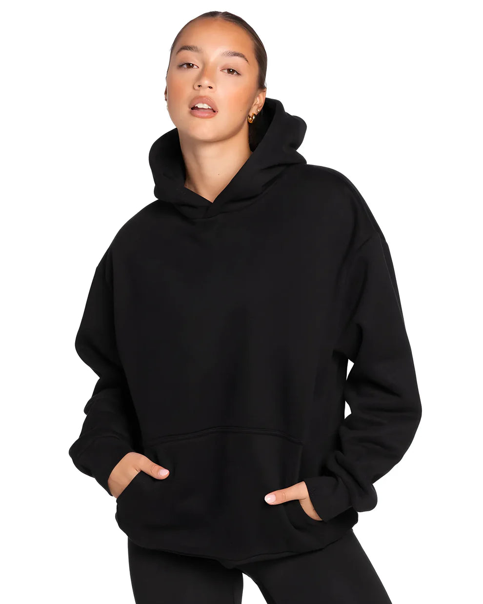 College Dame Hoodie Med Kængurulomme | Fashion