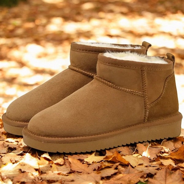 Dame Bamsestøvler Med Plateau & Vinterfor