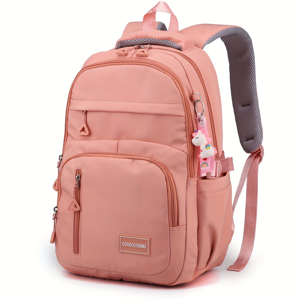 Dame Canvas Rygsæk Med Lynlås & Flere Rum