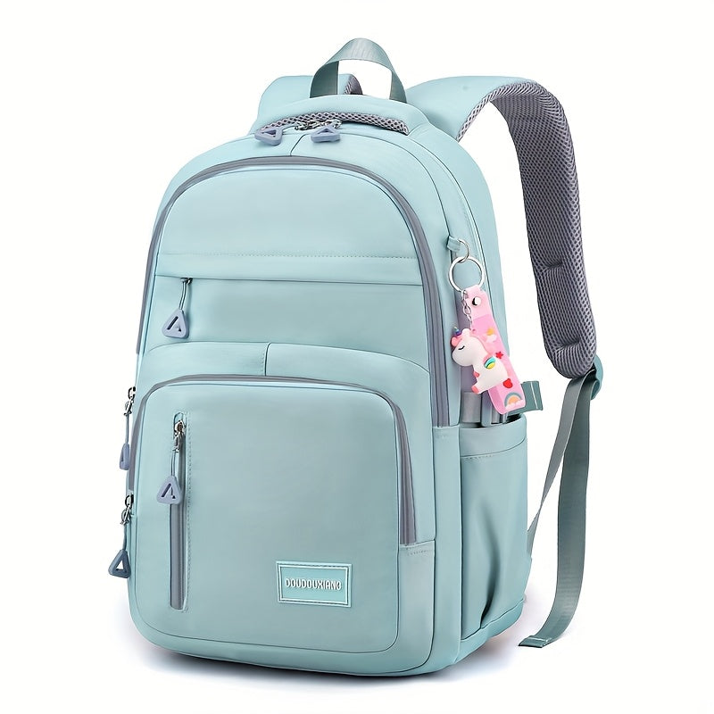 Dame Canvas Rygsæk Med Lynlås & Flere Rum