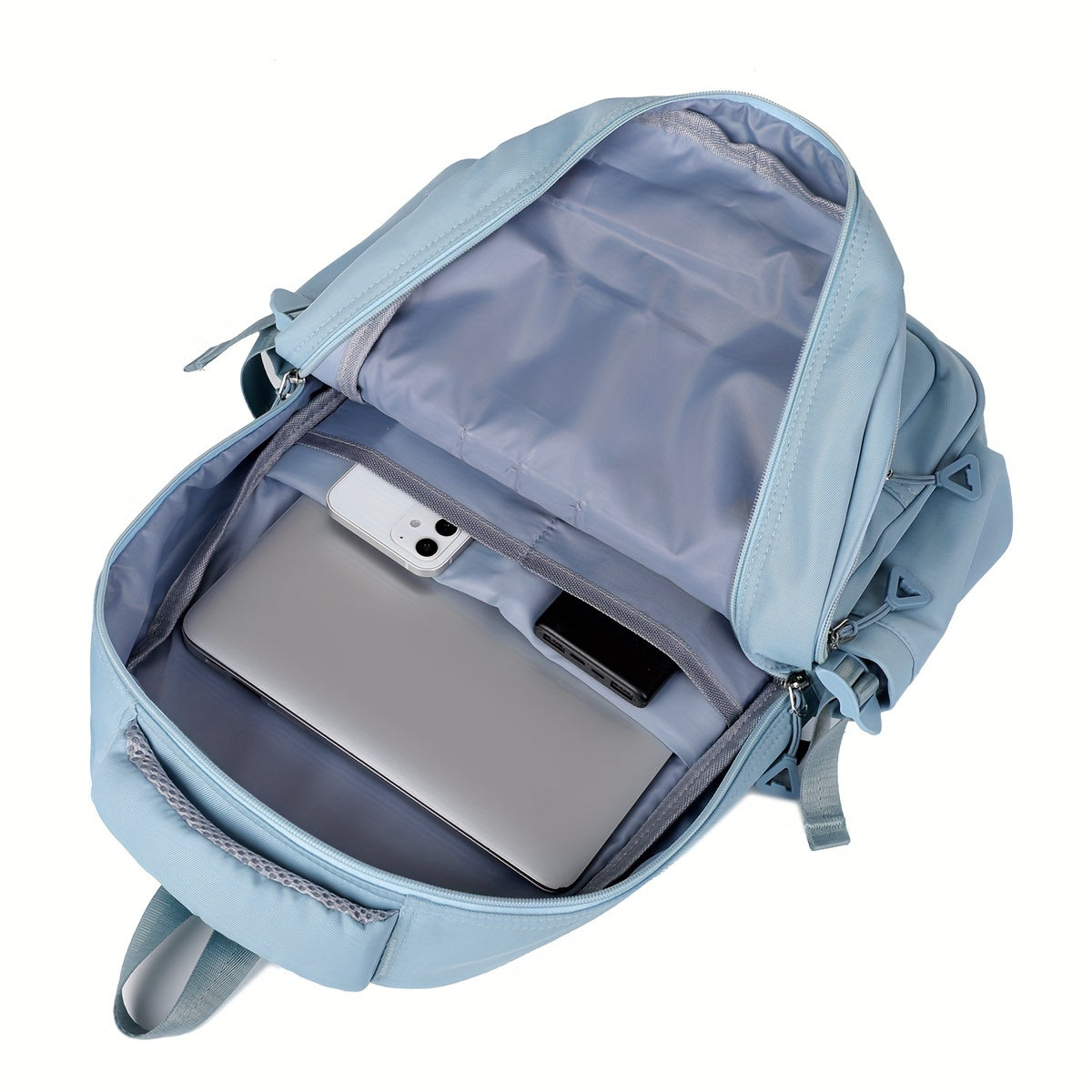 Dame Canvas Rygsæk Med Lynlås & Flere Rum