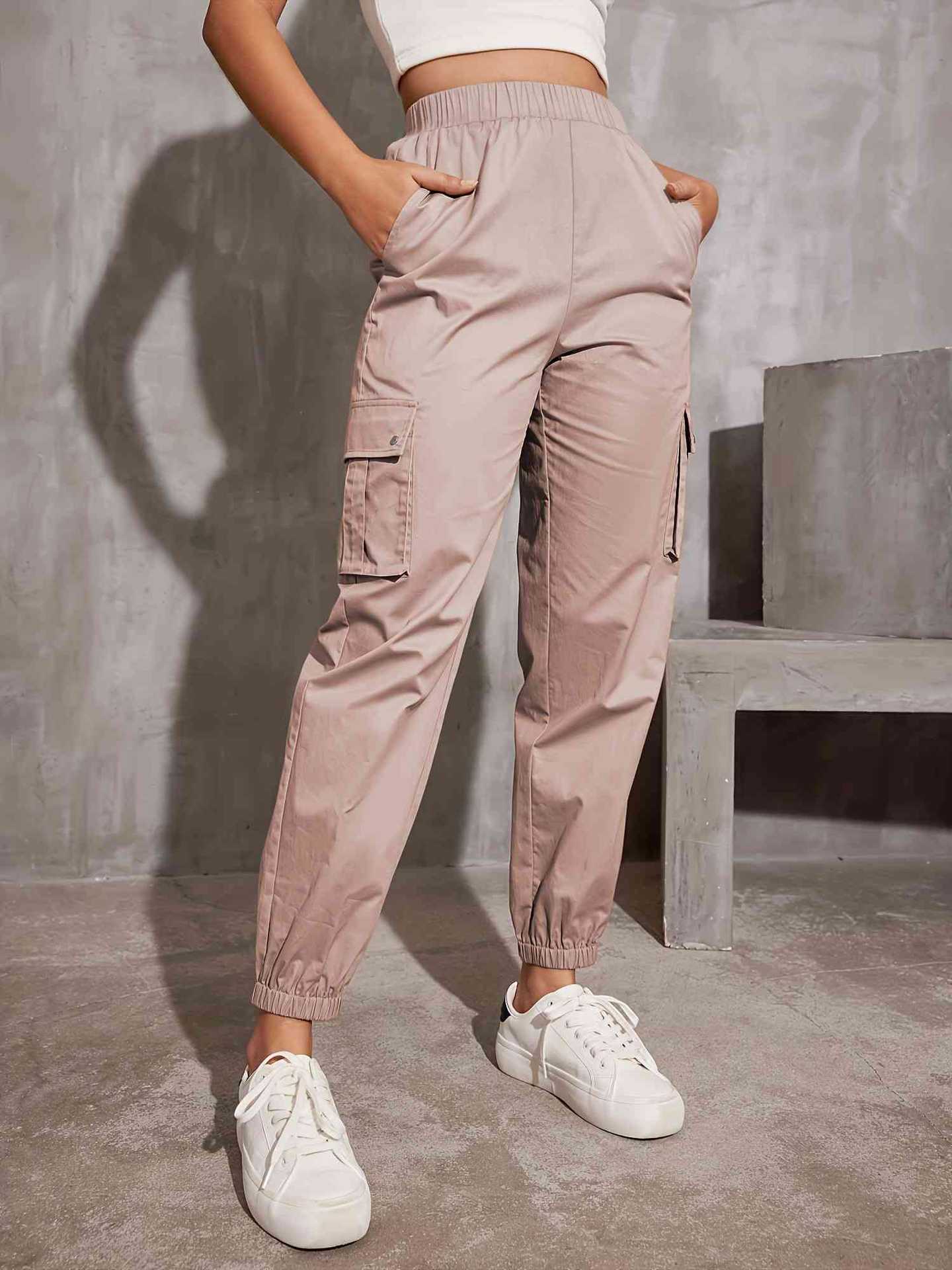 Dame Cargobukser Med Sidelommer | Jogger