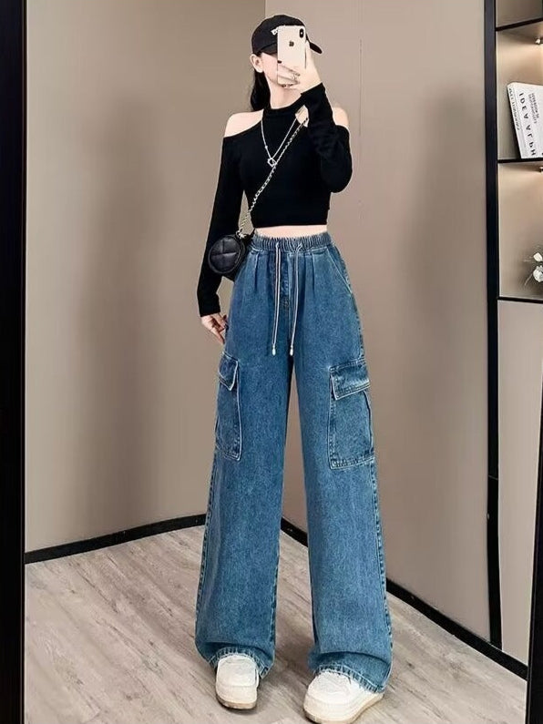 Dame Cargobukser Med Store Lommer | Baggy