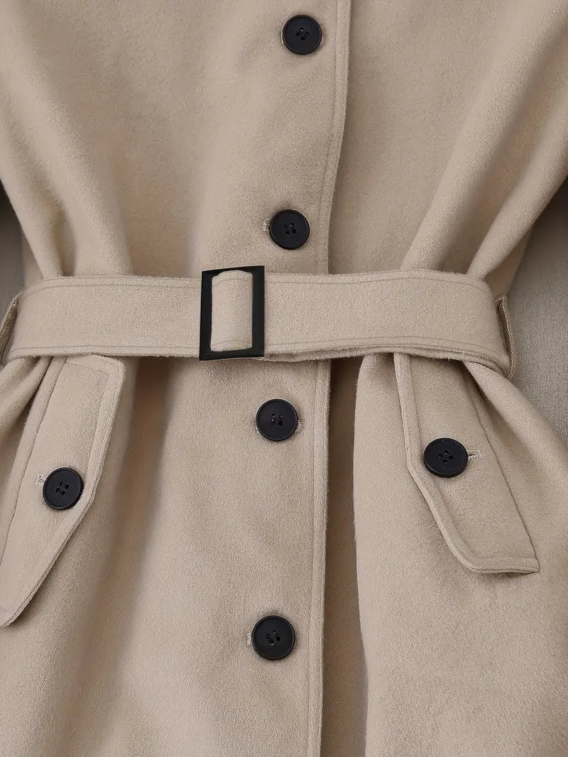 Dame Lang Trenchcoat | Knappedesign