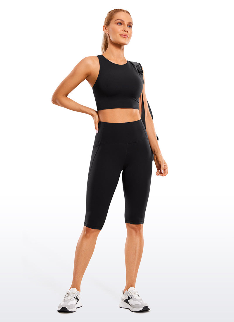 Dame Leggings Med Lommer | Korte