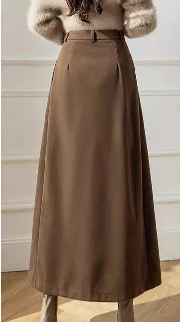 Dame Nederdele Med Plissering | Lange A-Line