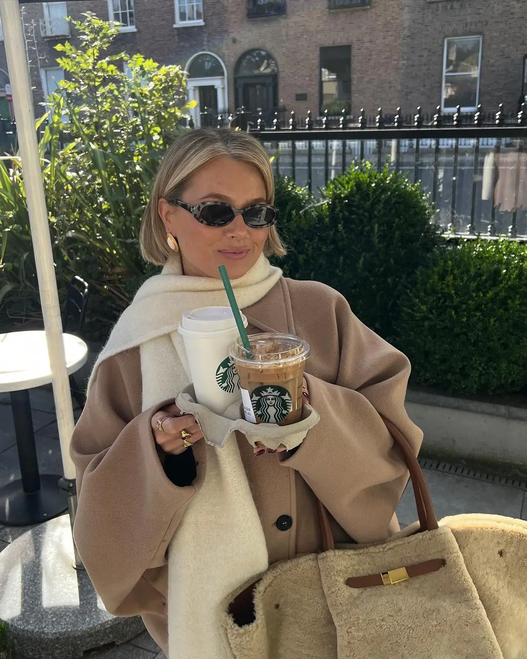 Dame Oversize Efterårsjakke Med Stor Krave