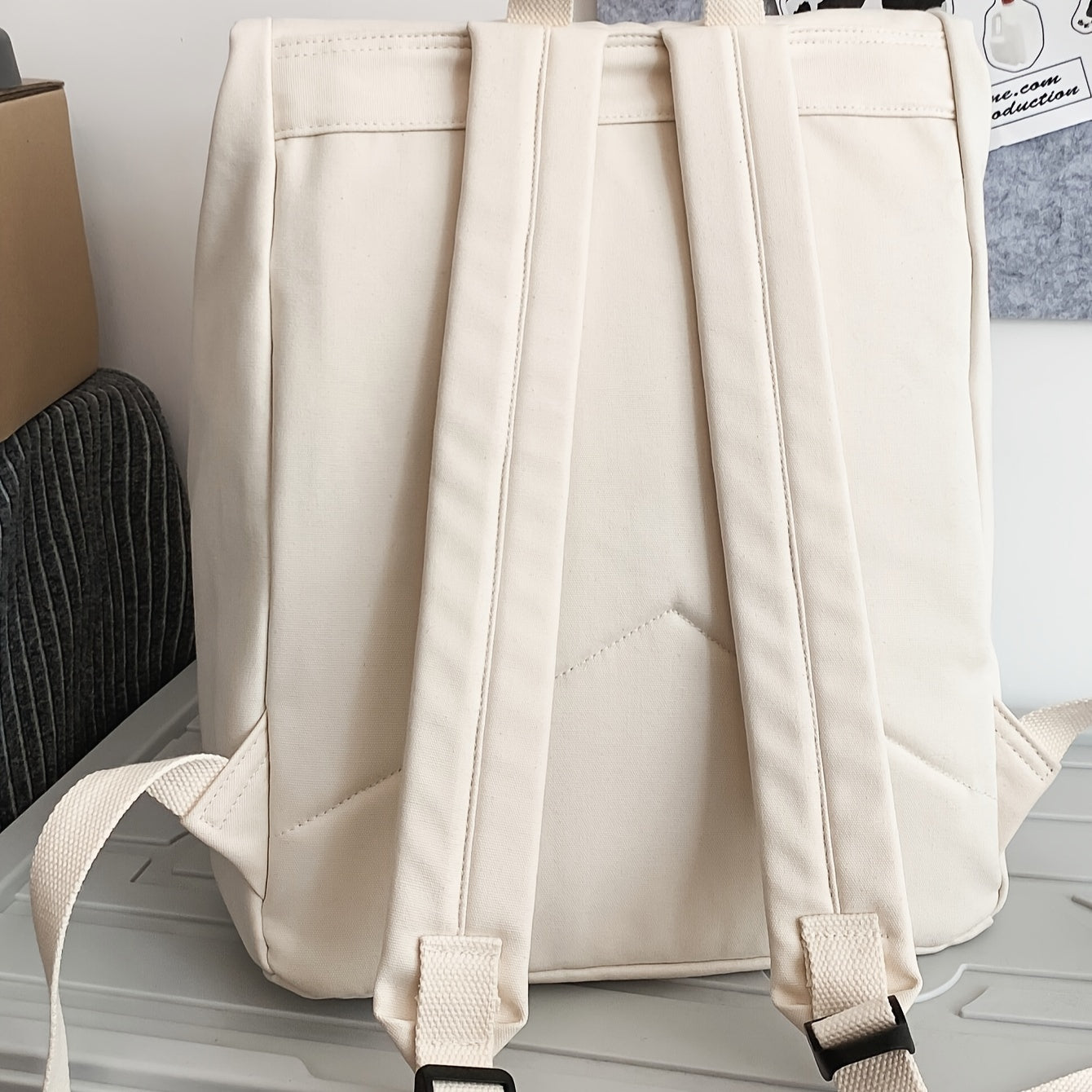 Dame Rygsæk Med Spænder & Låseklap