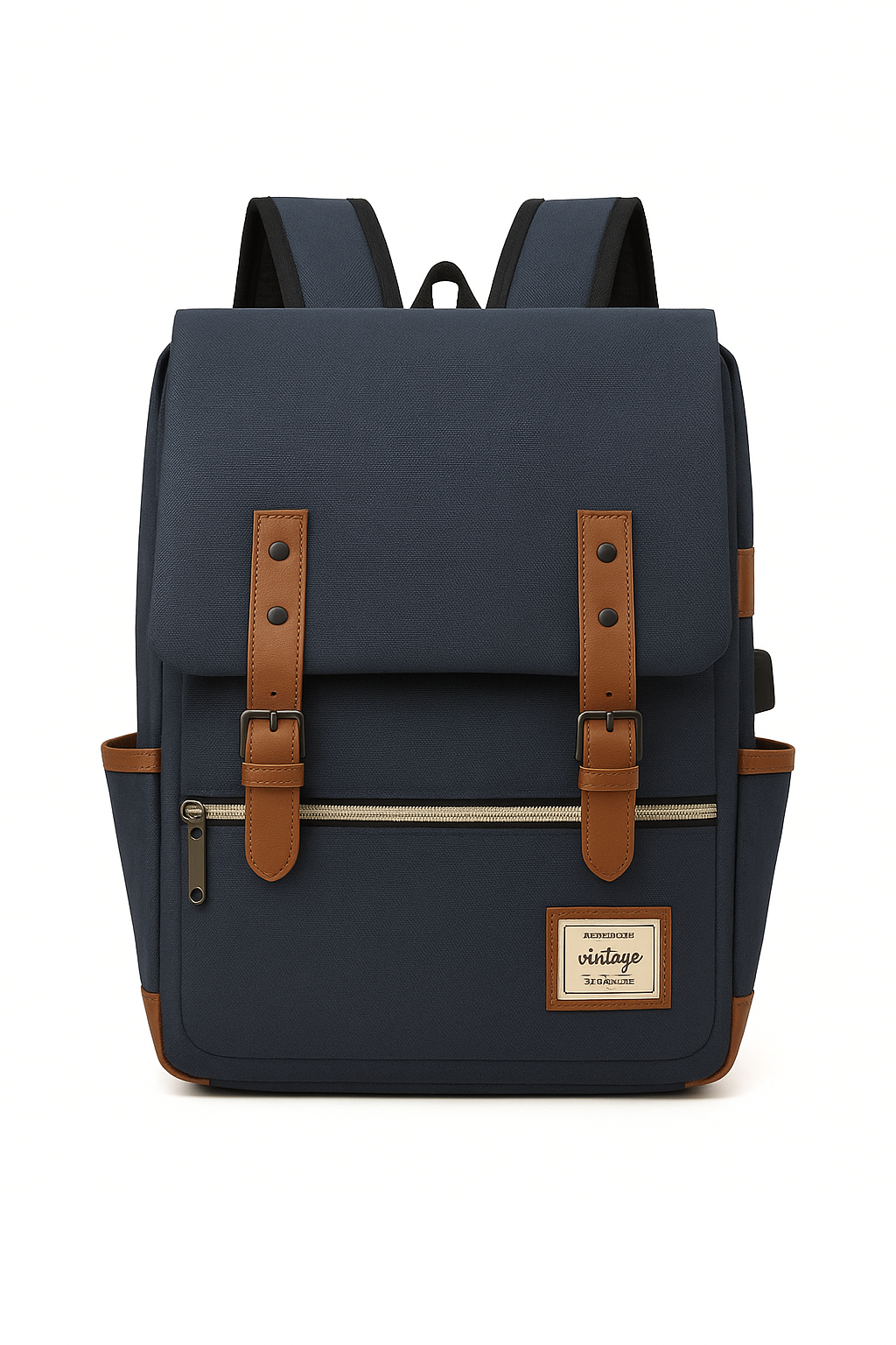 Dame Rygsæk Med Spænder & Lynlåsrum