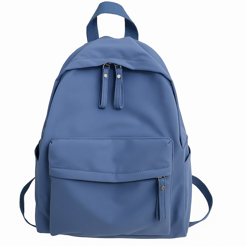 Dame Sort Rygsæk Med Lynlås & Forlomme