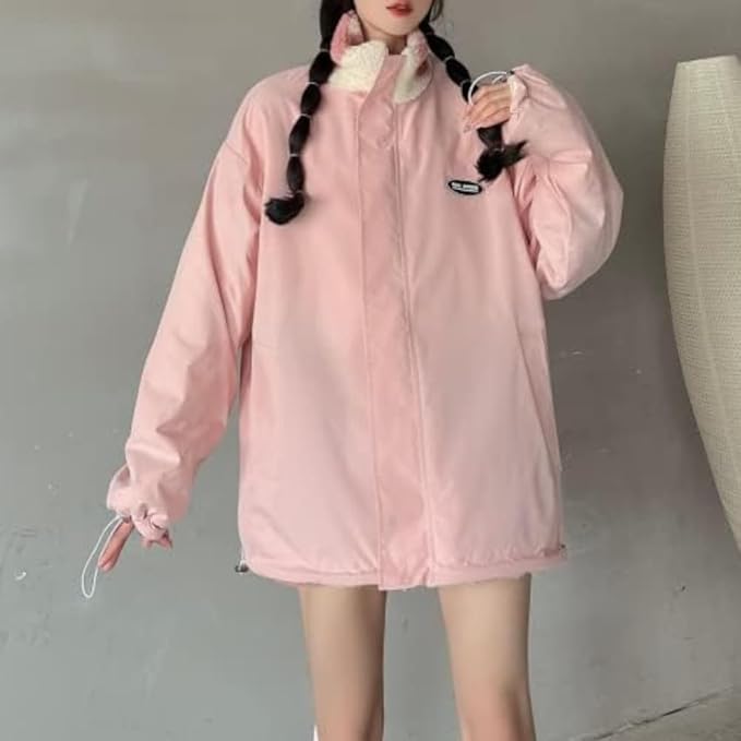 Dame Vinterjakke Fleece Foret | Hjerteprint