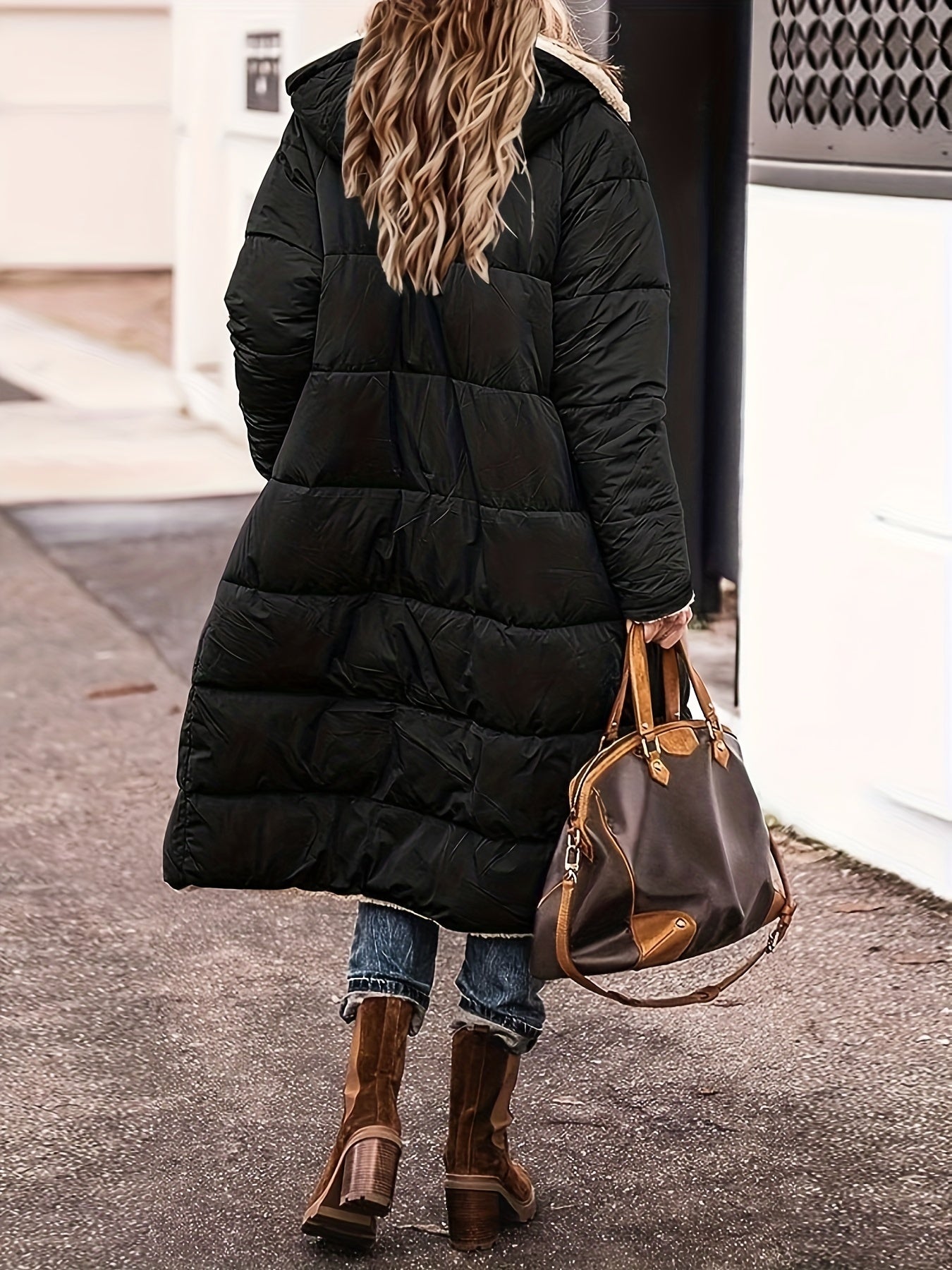 Dame Vinterjakke Med Teddyfor | Vinter