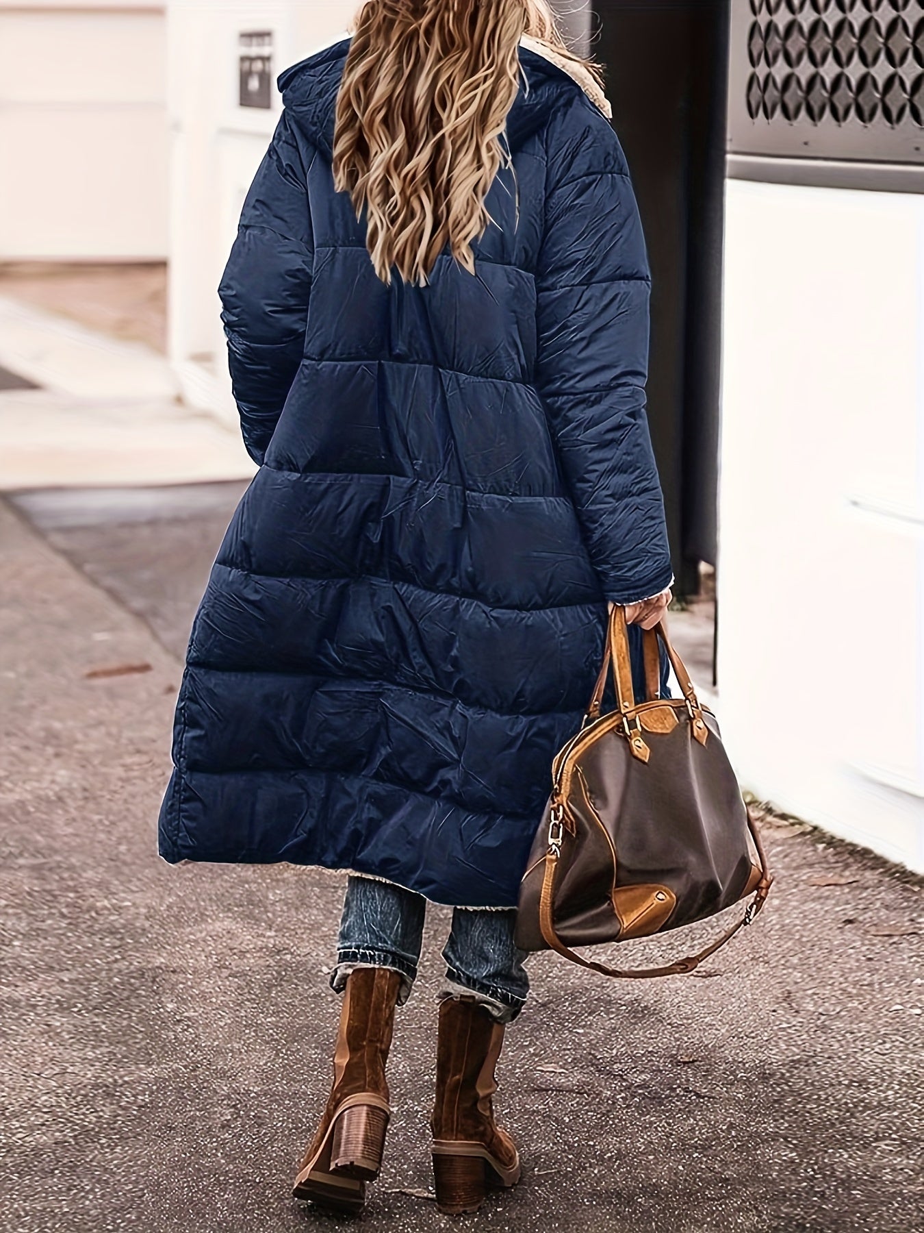 Dame Vinterjakke Med Teddyfor | Vinter