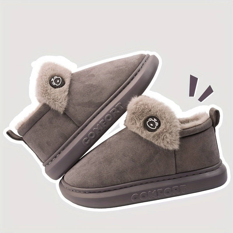 Dame Vinterstøvler Med Pelskant & Komfortsål