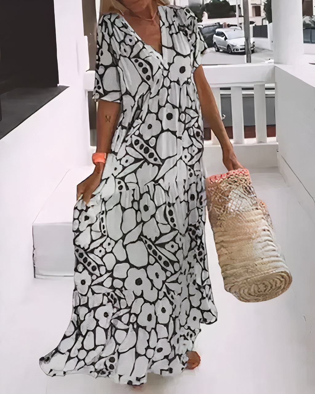 Freja | Damer Casual Sommer Maxi Kjole