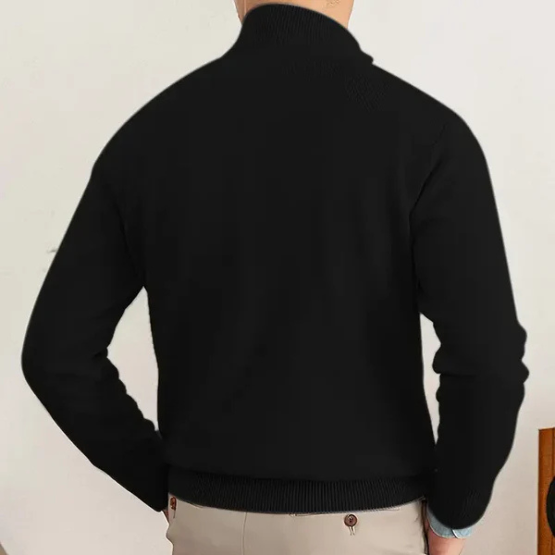 Gianni | Herre Klassisk Halvlyn Sweater