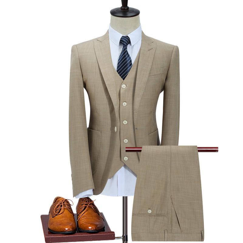 Herre Jakkesæt Med Vest | Bryllups 3-Delt