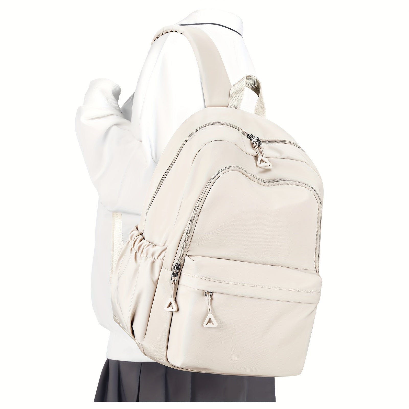 Herre Rygsæk Med Sidelommer & Lynlåsrums