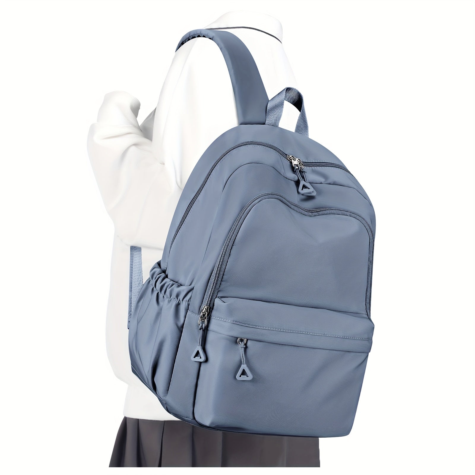 Herre Rygsæk Med Sidelommer & Lynlåsrums