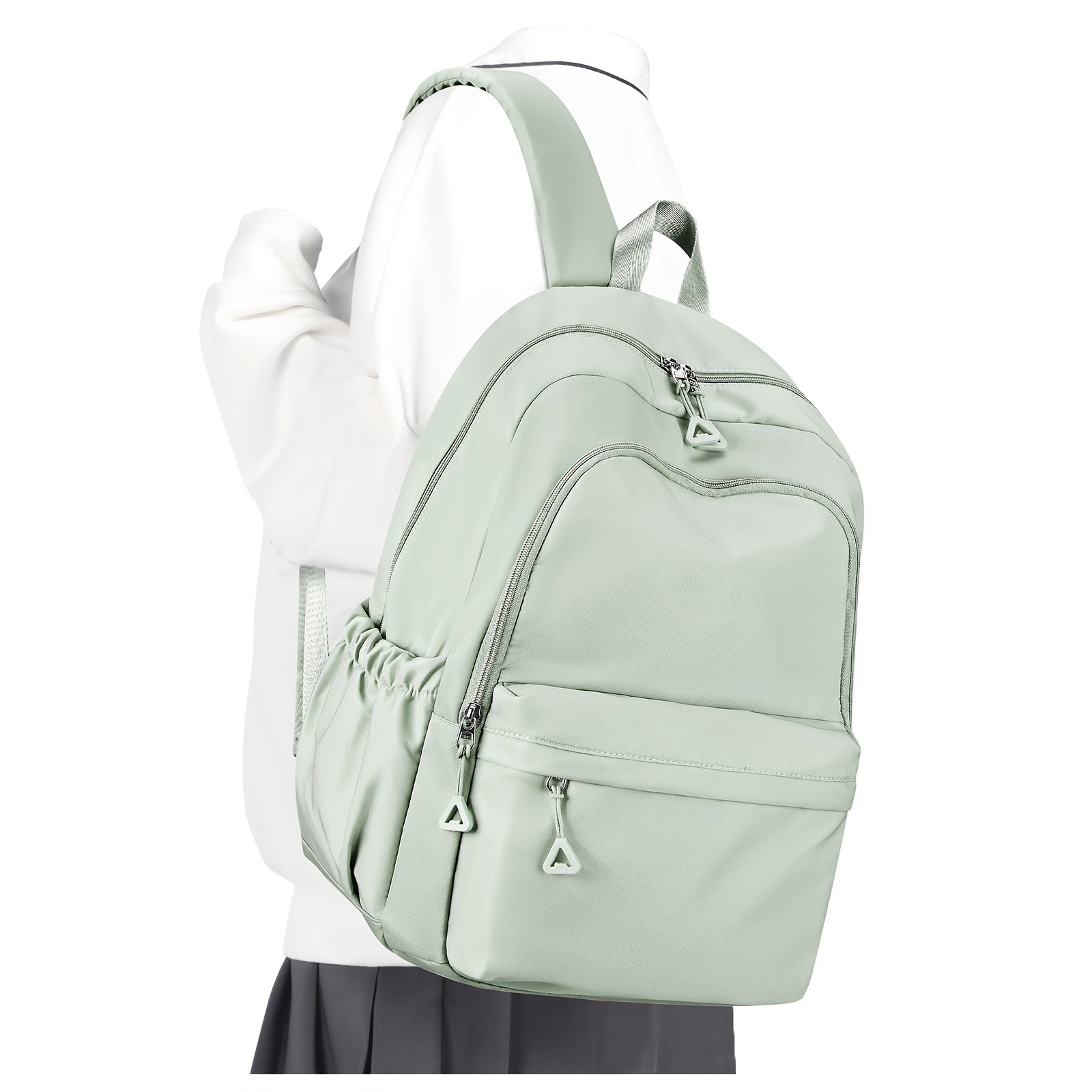 Herre Rygsæk Med Sidelommer & Lynlåsrums