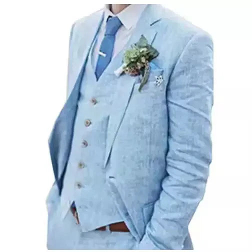 Herrer Bryllups Jakkesæt Med Vest & Bukser