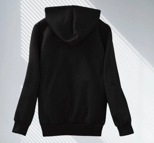 Herrer Hoodie Med Lynlås & Fleecefor