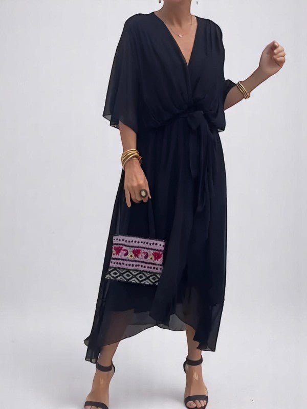 Ingrid | Kvinders Elegante Luftige Kjole | Udringet