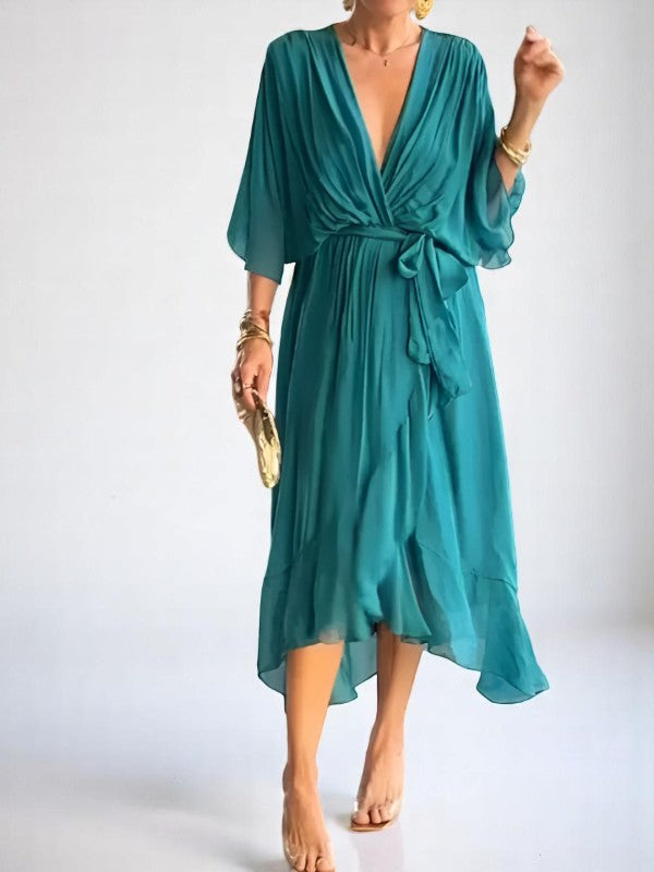 Ingrid | Kvinders Elegante Luftige Kjole | Udringet