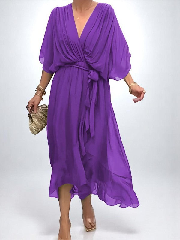 Ingrid | Kvinders Elegante Luftige Kjole | Udringet