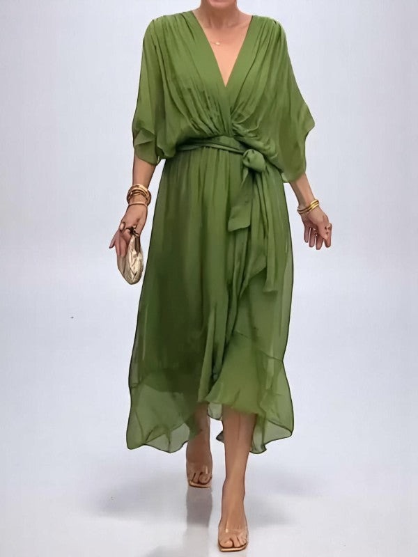 Ingrid | Kvinders Elegante Luftige Kjole | Udringet