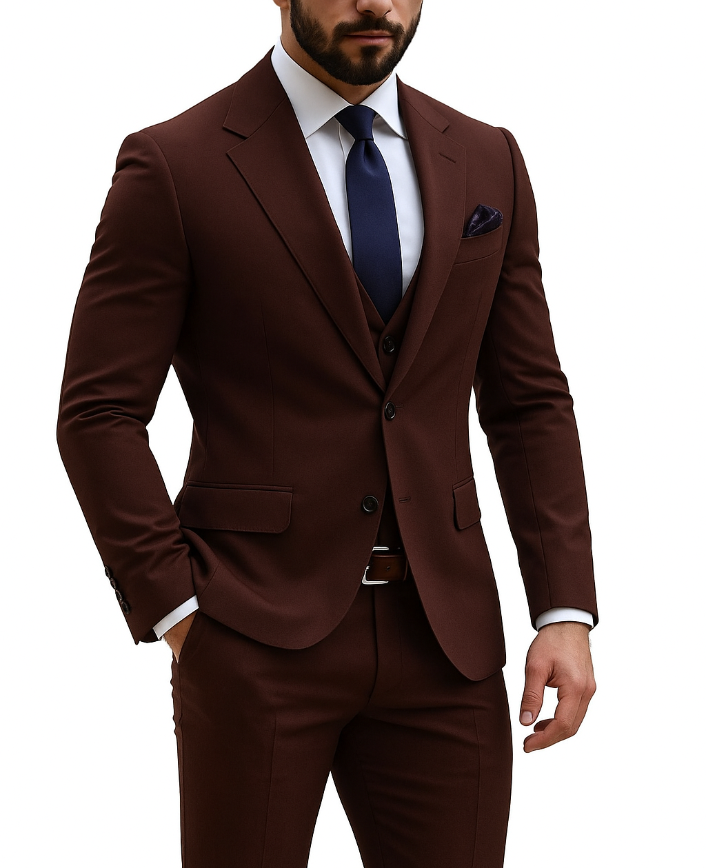 Herrer Jakkesæt Slim Fit Med Bukser & Vest