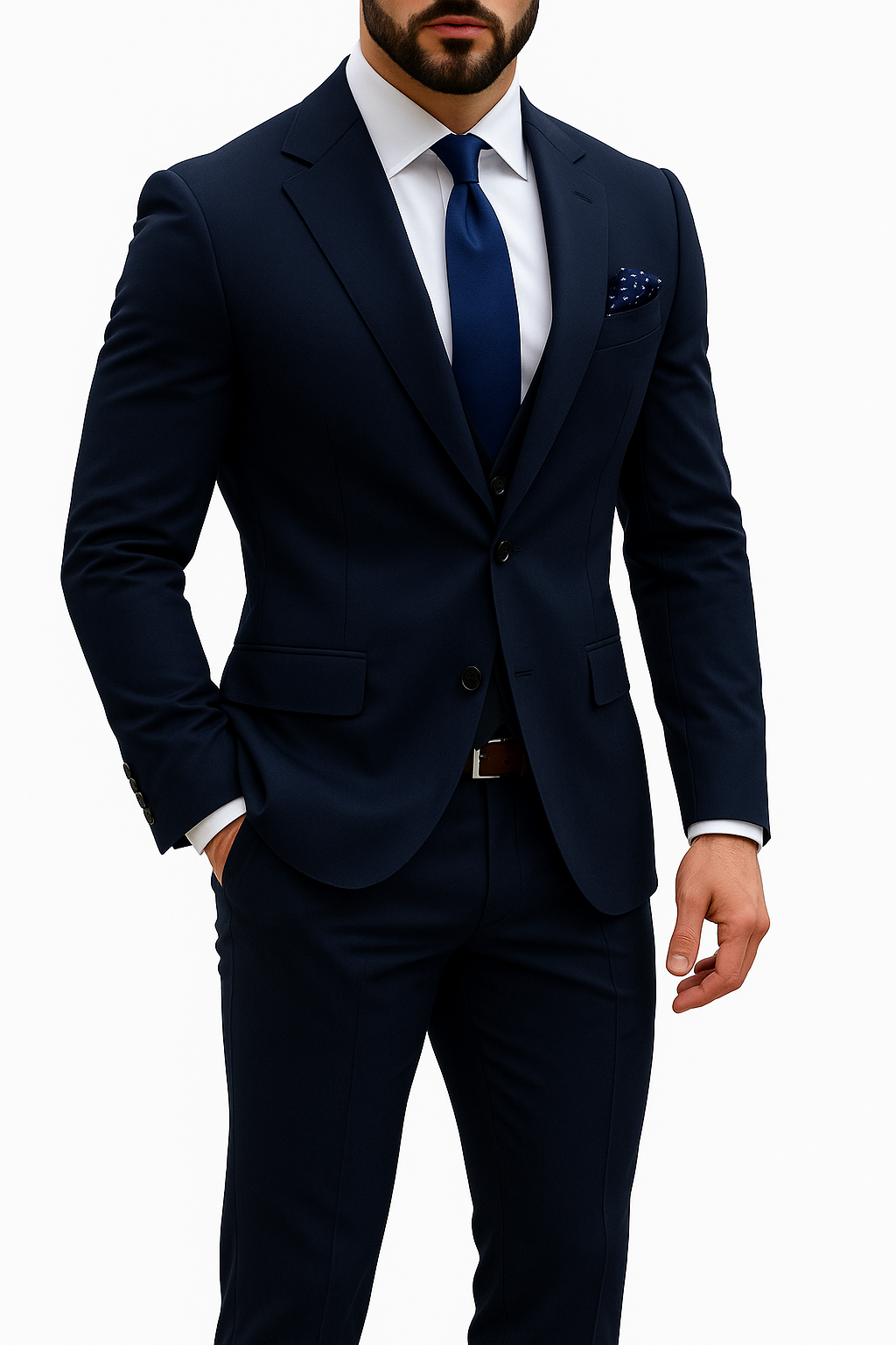 Herrer Jakkesæt Slim Fit Med Bukser & Vest