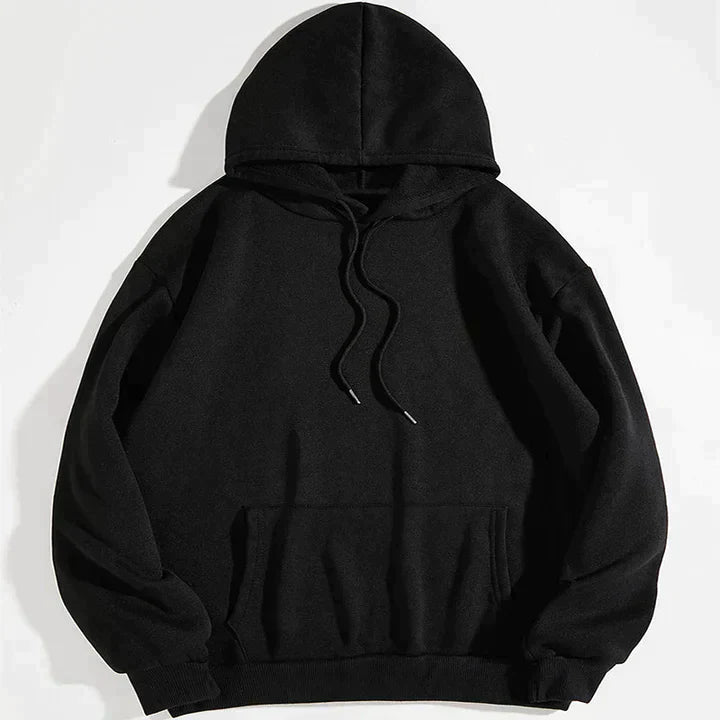 Oversize Dame Hoodie Med Tekstprint Bagpå | Fleece