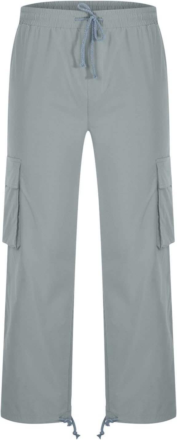 Robuste Herre Bukser Med Lommer I Cargo-Stil | Casual