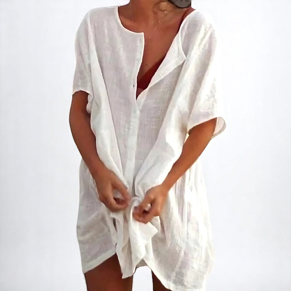 Saga | Dame Luftig Strand Tunika | Sommer