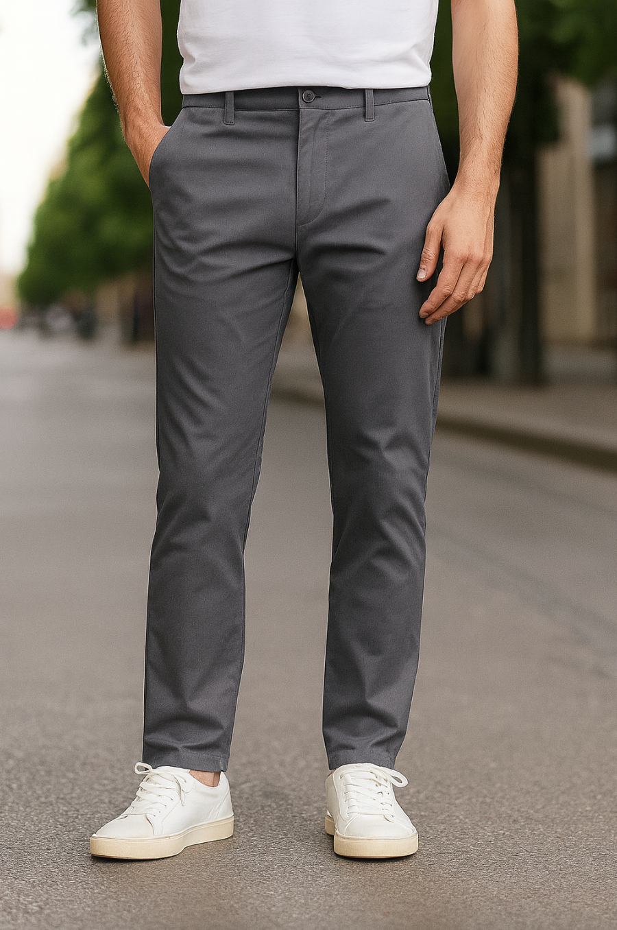 Clyde | Herre Elastisk Cargo Bukser | Komfort