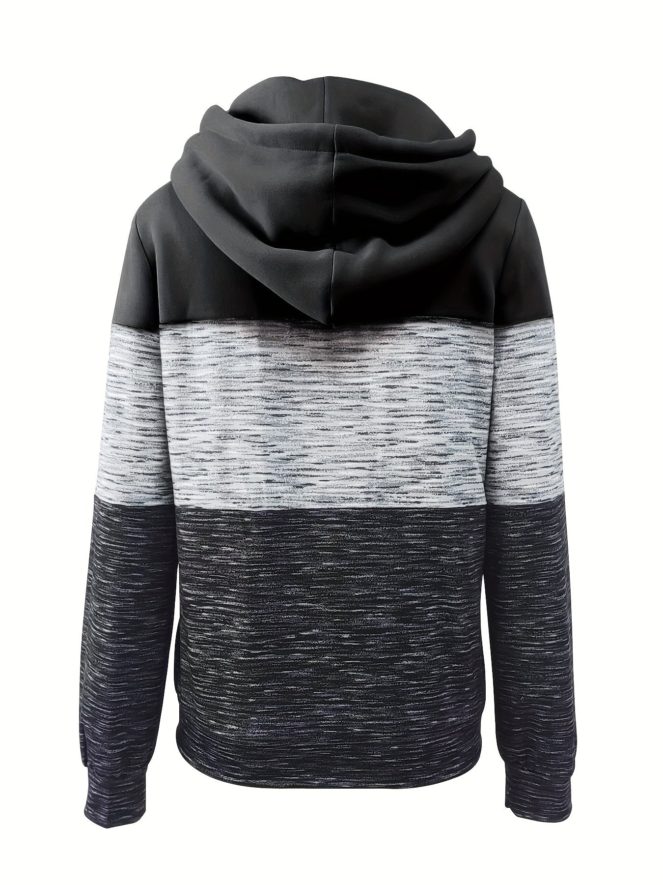Sweat Dame Hoodie Med Lynlås & Snøre | Fleeceforet