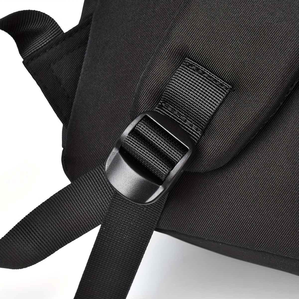 Unisex Rygsæk Med Lynlås & Forlomme Skoletaske