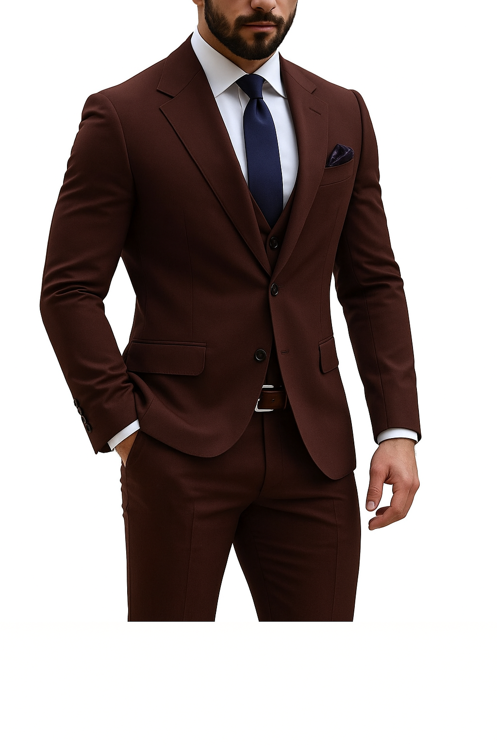 Herrer Jakkesæt Slim Fit Med Bukser & Vest