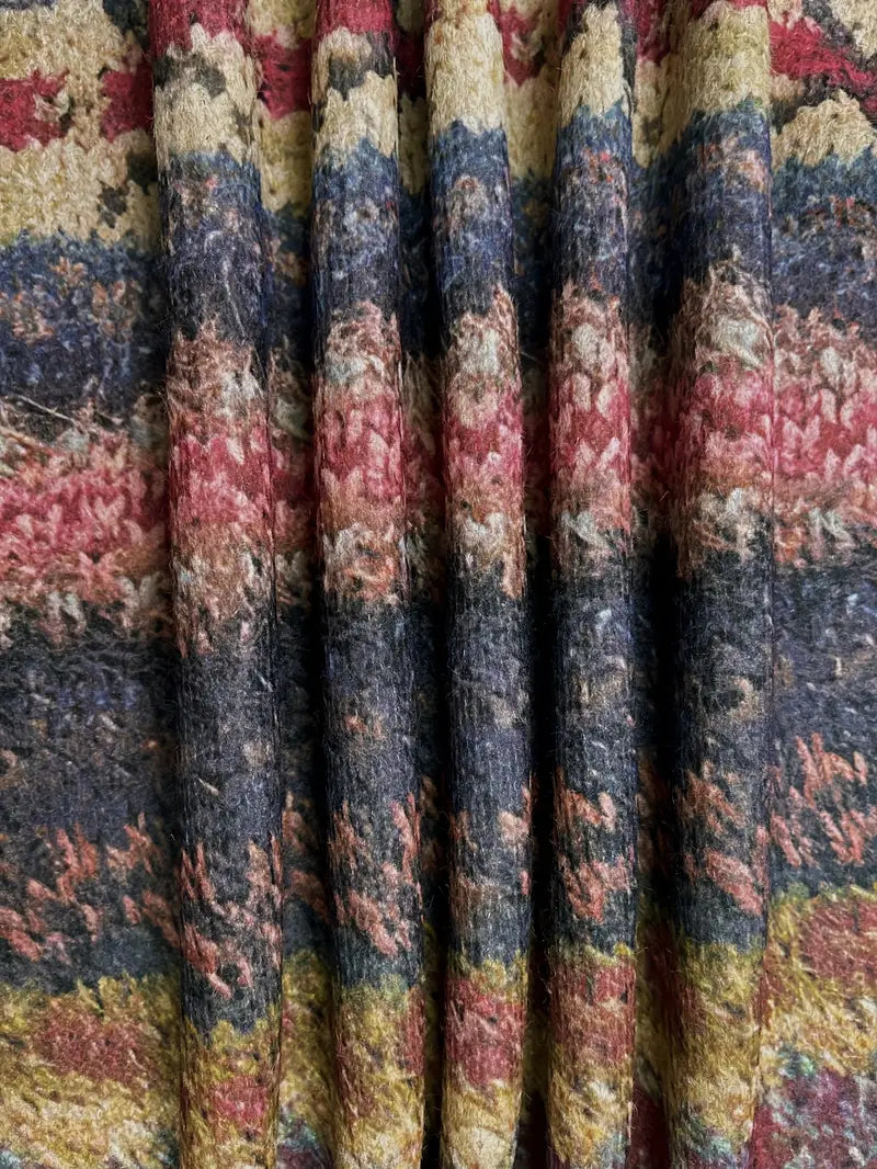 Vinter Dame Hoodie Med Mønster Og Hætte | Foret