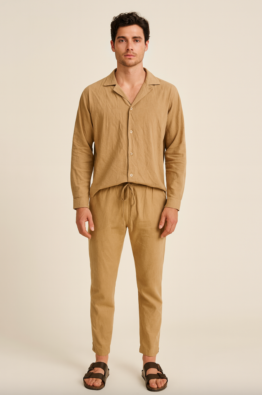 Xenon | Herre Let Sommer Sæt med Skjorte og Bukser