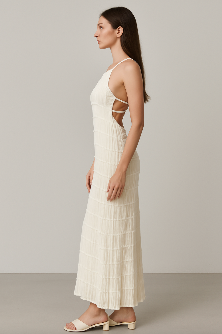 Alana | Dames Elegant Sommer Maxikjole | Maxi