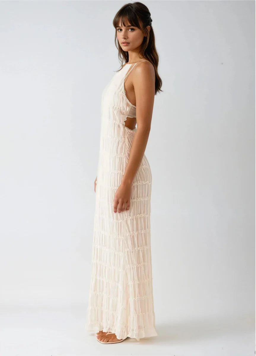 Alana | Dames Elegant Sommer Maxikjole | Maxi
