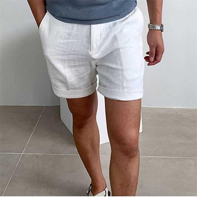 Alfonso | Herre Klassiske Sommer Shorts med Opsmøg